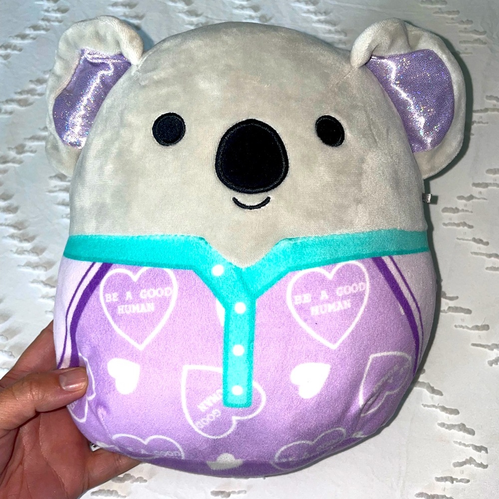 EUC Squishmallow Kirk Koala in Pajamas PJ'S 8” Inch plush